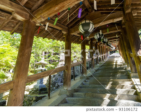 長谷寺的迴廊和風鈴，夏天的總本寺 93106172