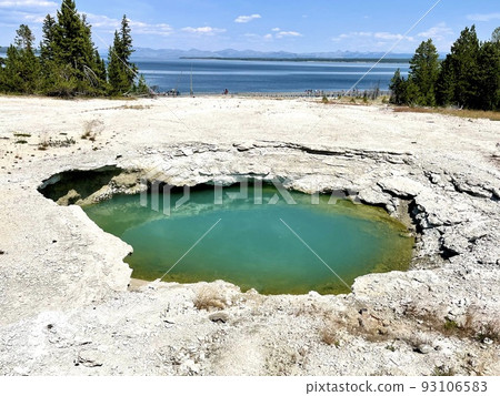 湧泉西拇指 西拇指黃石國家公園 93106583
