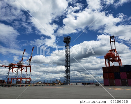 Kobe Port Port Crane Maritime Container Kobe Port Port Crane Maritime Container 93106916