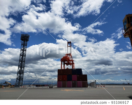 Kobe Port Port Crane Maritime Container Kobe Port Port Crane Maritime Container 93106917