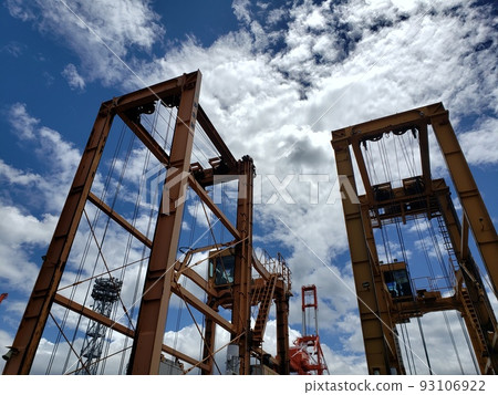 神戶港港口起重機海運集裝箱 神戶港港口起重機海運集裝箱 93106922