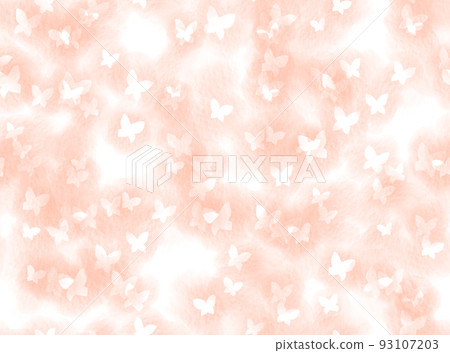 柔和的水彩蝴蝶壁紙(無縫) 柔和的水彩蝴蝶壁紙(無縫) 93107203