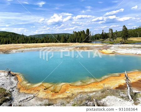 Rainbow Pool Black Sand Basin Yellowstone National Park 93108364