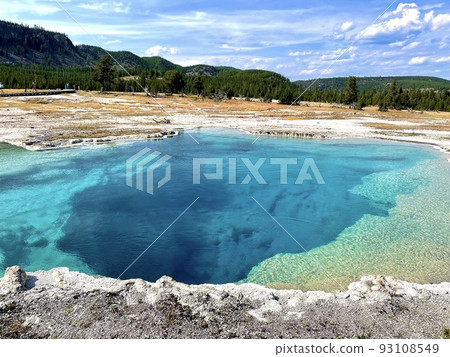 Sapphire Pool Black Biscuit Basin Yellowstone National Park Sapphire Pool Black Biscuit Basin Yellowstone National Park 93108549