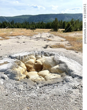 貝殼泉 貝殼泉 黑餅乾盆地 黃石國家公園 貝殼泉 貝殼泉 黑餅乾盆地 黃石國家公園 93108551