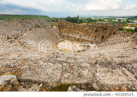 Auditorium and skene buidling of Perge Theater Auditorium and skene buidling of Perge Theater 93109525