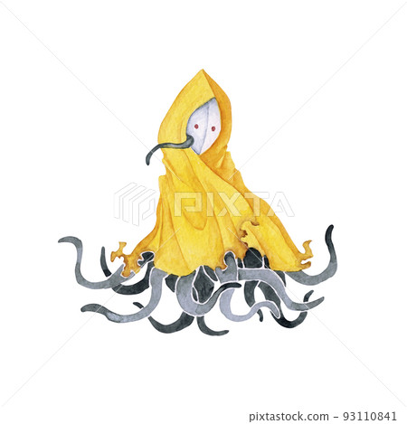 克蘇魯神話惡神哈斯圖爾水彩插圖 93110841