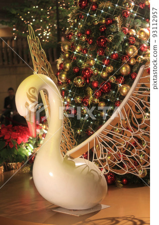 the Christmas light in the street, hong kong 27 Dec 2011 93112957