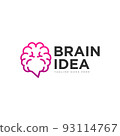 Brain Idea Logo Icon Design Vector 93114767