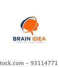 Brain Idea Logo Icon Design Vector 93114771