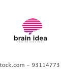 Brain Idea Logo Icon Design Vector 93114773
