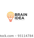 Brain Idea Logo Icon Design Vector 93114784