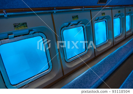 Lake Shikotsu Inside the underwater pleasure boat (Chitose City, Hokkaido) Lake Shikotsu Inside the underwater pleasure boat (Chitose City, Hokkaido) 93118504