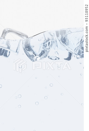 3D material_ice and water 3D material_ice and water 93118952