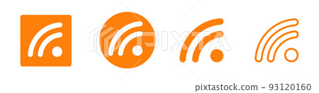 RSS 圖標集博客訂閱按鈕 93120160