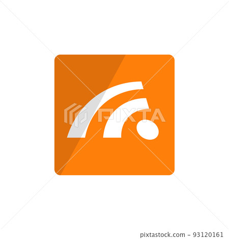 Modern RSS Icon Feed 93120161
