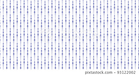 Vector blue falling water drops ornaments silhouette on white seamless pattern background. 93122002