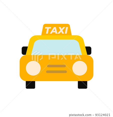 Modern taxi icon. vector. Modern taxi icon. vector. 93124021