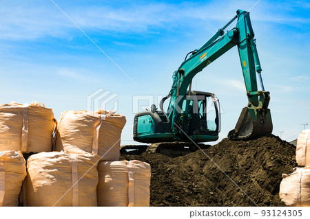 和光富士見繞道施工現場重型挖掘機 93124305