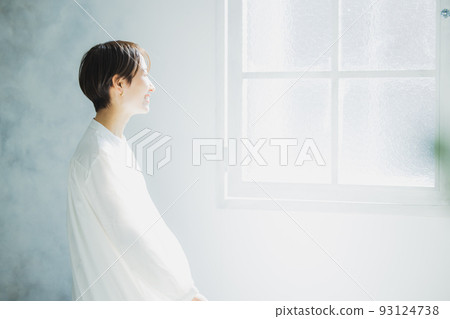 White one piece woman White one piece woman 93124738