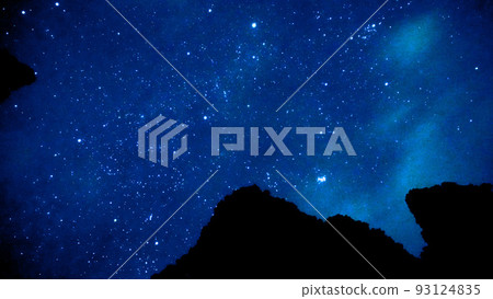 Night sky taken at Hoshino Village in Yame City, Fukuoka Prefecture Night sky taken at Hoshino Village in Yame City, Fukuoka Prefecture 93124835