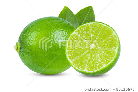 Lime isolated on white 93126675