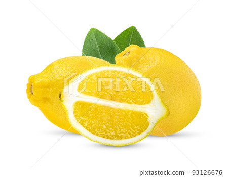 Lemon isolated on white Lemon isolated on white 93126676