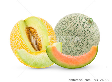 Melon isolated on white 93126999