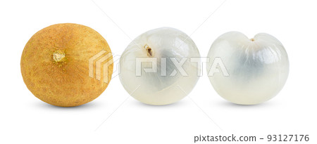Longan isolated on white 93127176