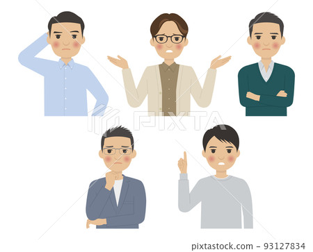 男性上身姿勢3 男性上身姿勢3 93127834