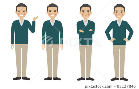 Collection of male poses B Collection of male poses B 93127840
