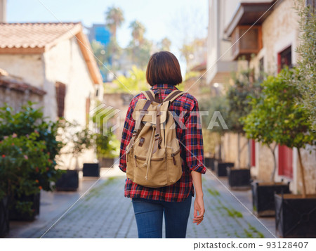 travel to Turkey, old town Antalya Kaleci 93128407