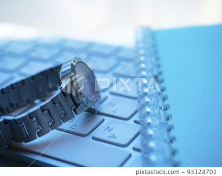 Business image of notebook, personal computer (female) Business image of notebook, personal computer (female) 93128701