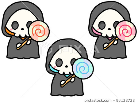 Gikotsu-san holding a lollipop three-color set 93128728