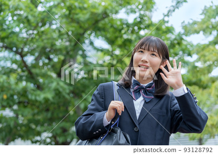 School girls going to school 93128792