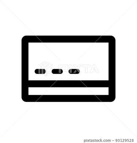 Simple credit card icon. payments and cash advances. vector. Simple credit card icon. payments and cash advances. vector. 93129528