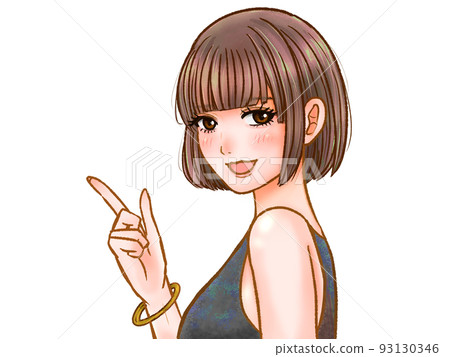 指導的體育教練姐姐的插圖素材 93130346