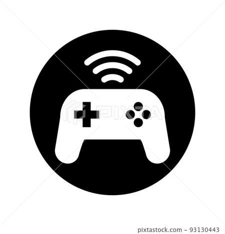 online game. Game controller icon in communication. vector. 93130443