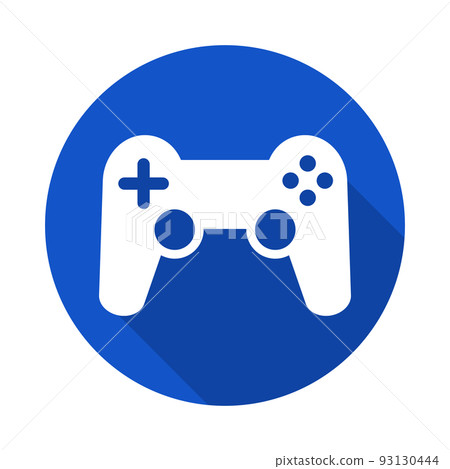 Modern game controller and shadow. gamepad. game battle. vector. 93130444