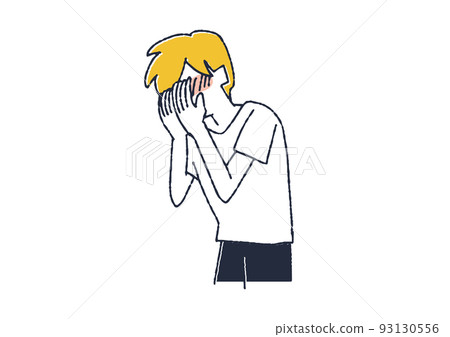 A man who is very shy People who feel shame and lack of confidence 93130556