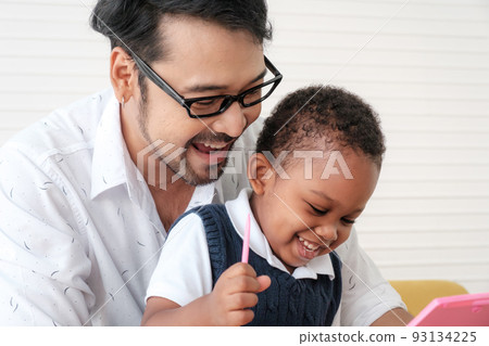 Father and kids Father and kids 93134225