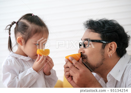 Father and kids Father and kids 93134254