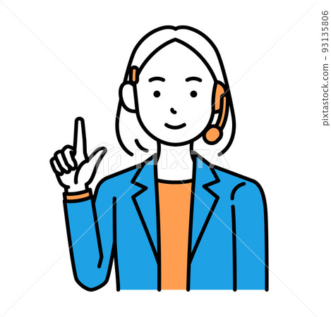 Call center operator female 93135806