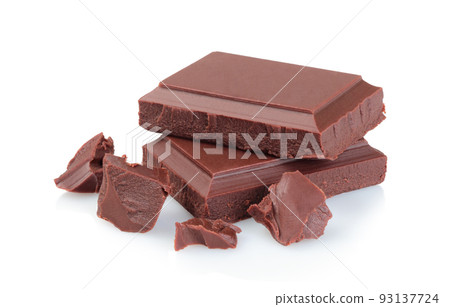 Chocolate bars, isolated on white background Chocolate bars, isolated on white background 93137724
