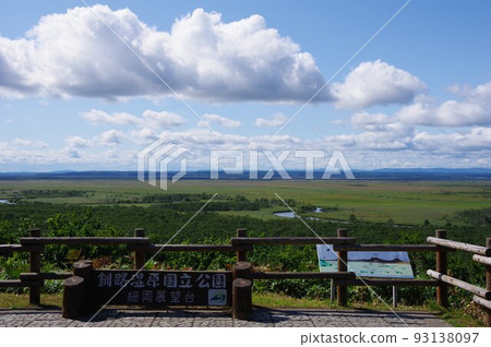 Hokkaido Hosooka Observation Deck overlooking the Kushiro Marsh Hokkaido Hosooka Observation Deck overlooking the Kushiro Marsh 93138097