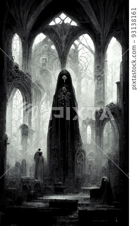 Gothic horror dark scene with skull, bones and skeleton. Artistic abstract gothic. The concept of dark gothic. Perfect for phone wallpaper or for posters. Gothic horror dark scene with skull, bones and skeleton. Artistic abstract gothic. The concept of dark gothic. Perfect for phone wallpaper or for posters. 93138161