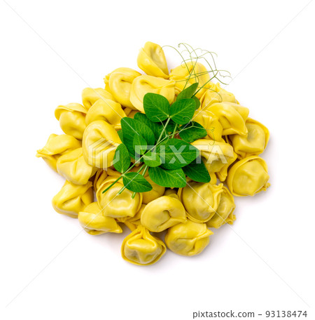 Tortellini, Agnolotti, Cappelletti Isolated 93138474