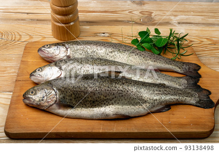 Raw Trout Isolated Raw Trout Isolated 93138498