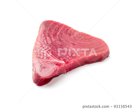 Raw Tuna Steak Isolated Raw Tuna Steak Isolated 93138543