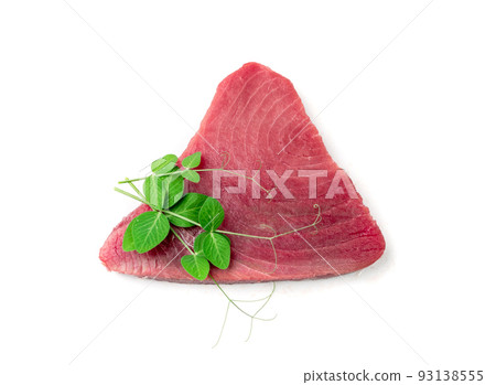 Raw Tuna Steak Isolated Raw Tuna Steak Isolated 93138555
